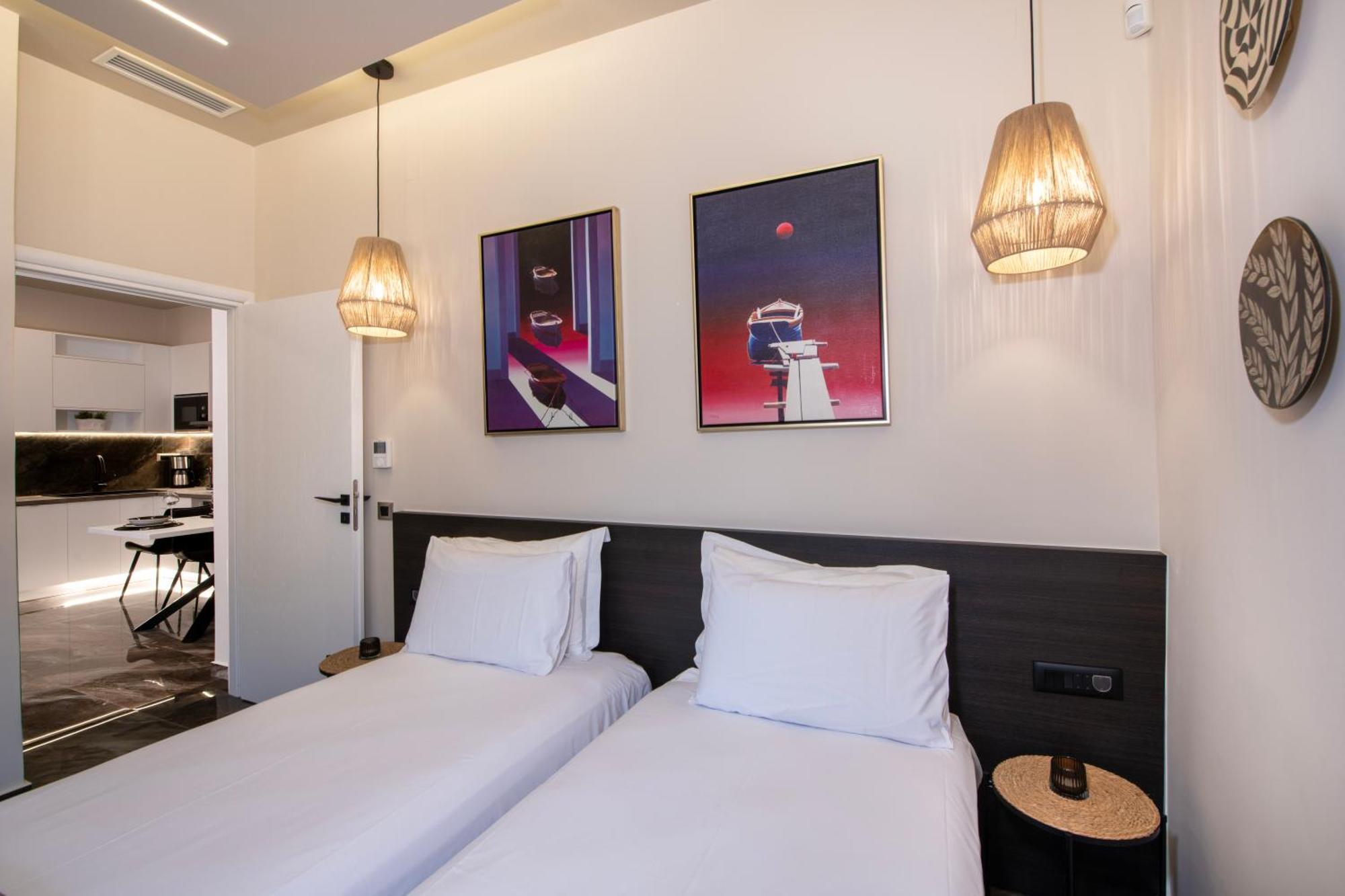 Cozy Rena Luxury Apartment 干尼亞 外观 照片