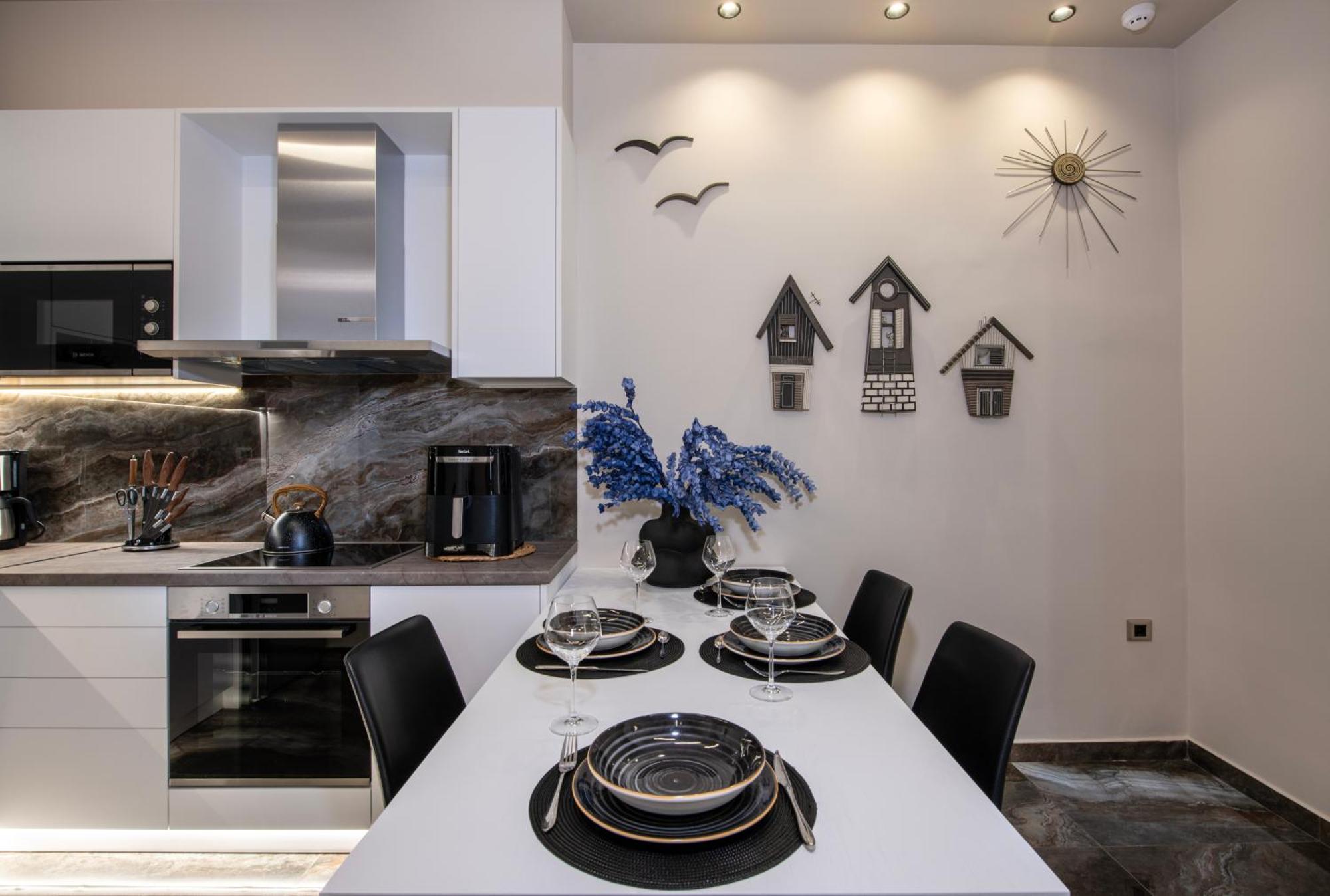 Cozy Rena Luxury Apartment 干尼亞 外观 照片